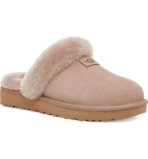 genuine shearling slippers.